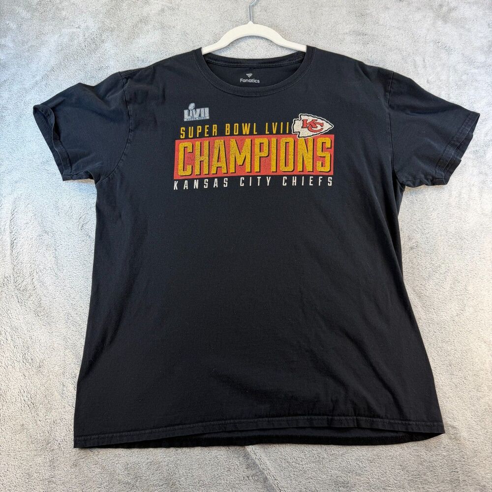 Fanatics Kansas City Chiefs Super Bowl LVII Champions T-Shirt XL